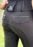 The Dressage Diva Black tights the “Chloe”