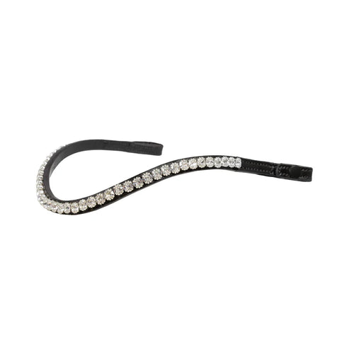 FLEXIBLE FIT QUICK CHANGE CLEAR SINGLE ROW WAVE - BLACK BROWBAND
