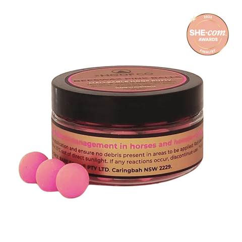 THE HOOF CO - BEESWAX PINK BALLS - HOOF PUTTY FOR THRUSH MANAGEMENT