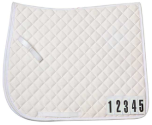 Competition Number Dressage Saddlecloth with numbers -PONY