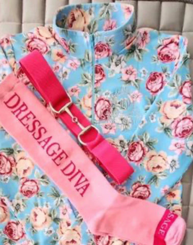 The Dressage Diva - Pink Equestrian Socks