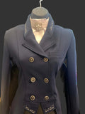 The Dressage Diva Competition Jacket cutaway short tails