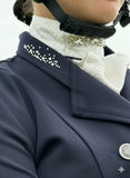The Dressage Diva Competition Jacket cutaway short tails