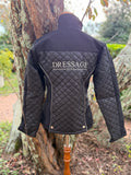The Dressage Diva Quilted winter jacket with side pockets