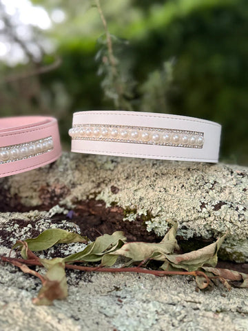 The Dressage Diva PU Leather Bling Belts Vegan Friendly with added Bling!