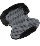 Delzani Gel Anti-slip Saddle Half Pad BLACK - with Merino Wool