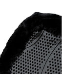 Delzani Gel Anti-slip Saddle Half Pad BLACK - with Merino Wool