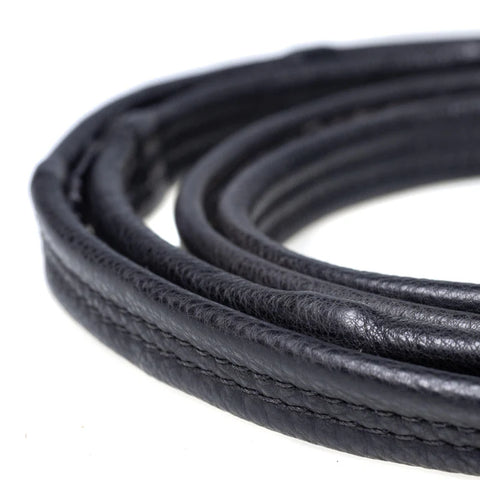 Flexible Fit Padded Leather 5/8 Billets Black Reins