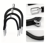 MFE 2pcs Spur Set with Black Rubber-Coated to protect the Boot.