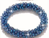 MFE Rhinestone Hair Tie Elastic - Match with MFE Hair Nets
